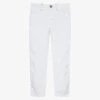 Tartine Et Chocolat Boys White Cotton Trousers