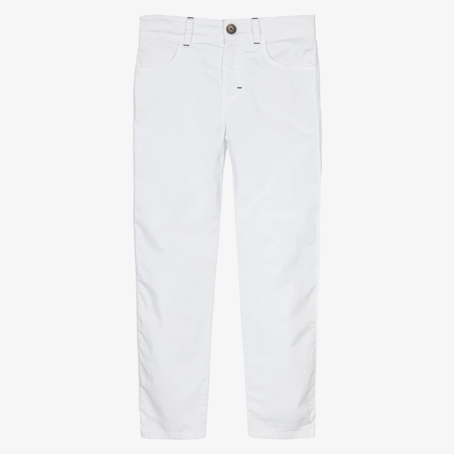 Tartine Et Chocolat Boys White Cotton Trousers 1 Tartine Et Chocolat Boys White Cotton Trousers