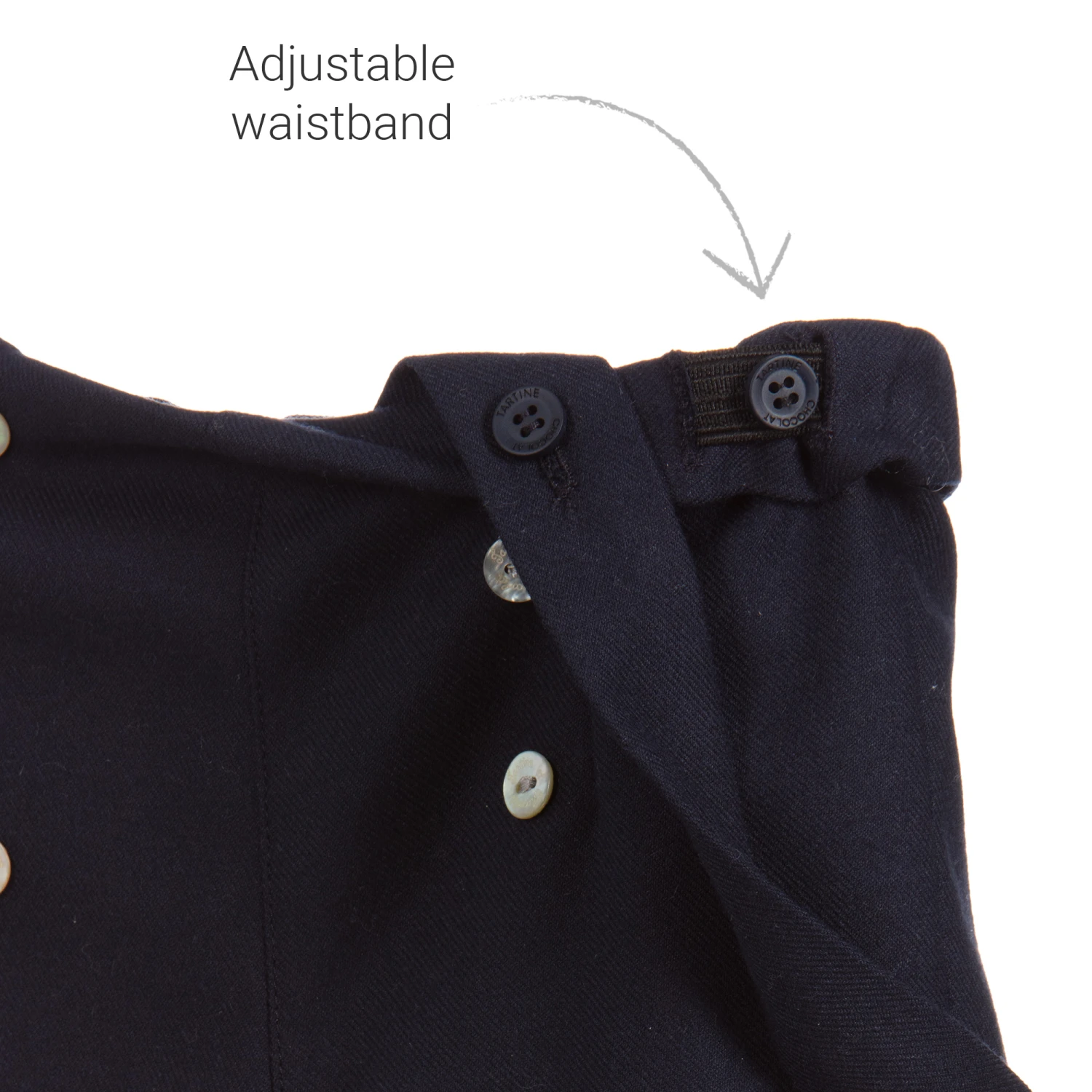 Tartine Et Chocolat White Top & Blue Shorts Set 5 Tartine Et Chocolat White Top & Blue Shorts Set - Image 5