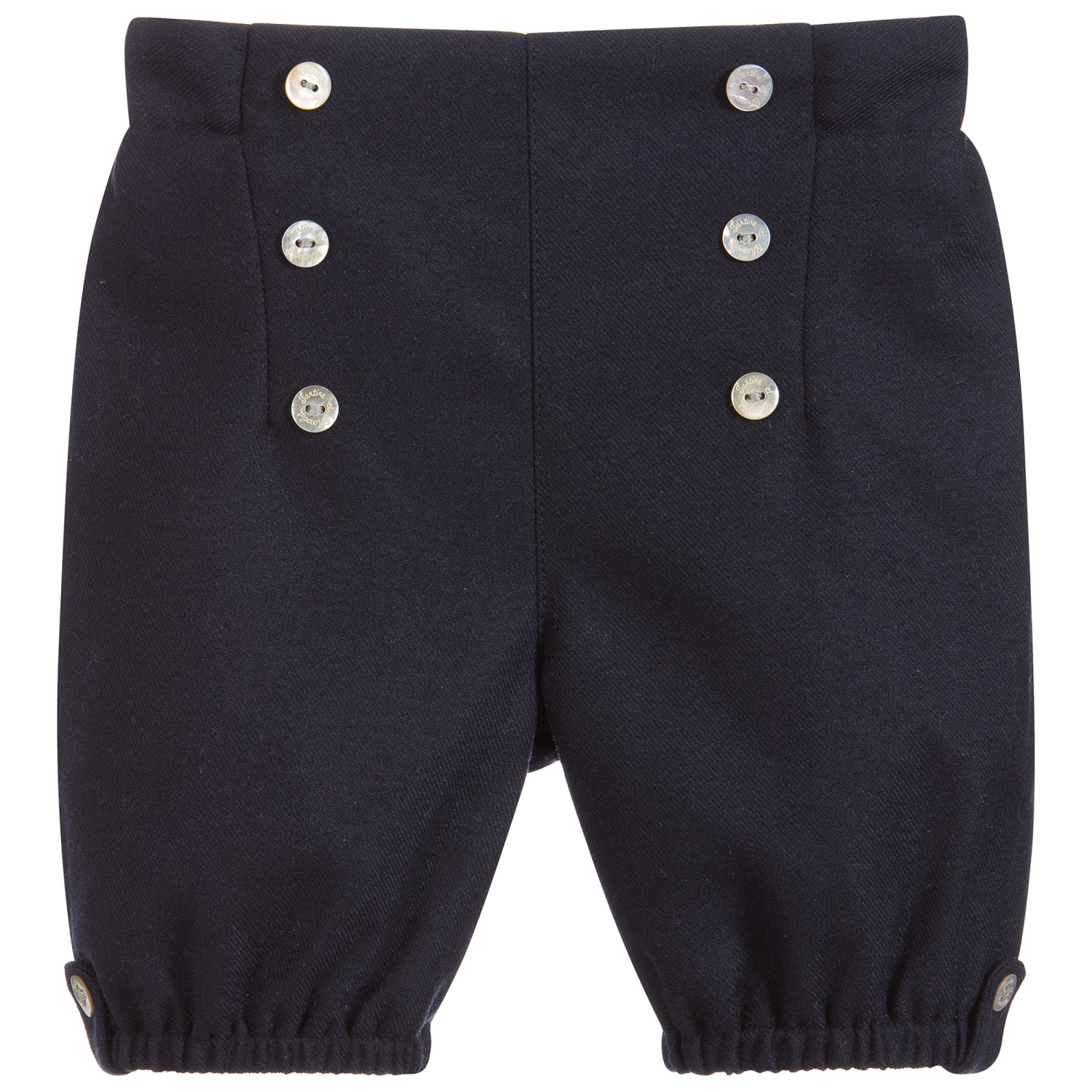 Tartine Et Chocolat White Top & Blue Shorts Set 4 Tartine Et Chocolat White Top & Blue Shorts Set - Image 4