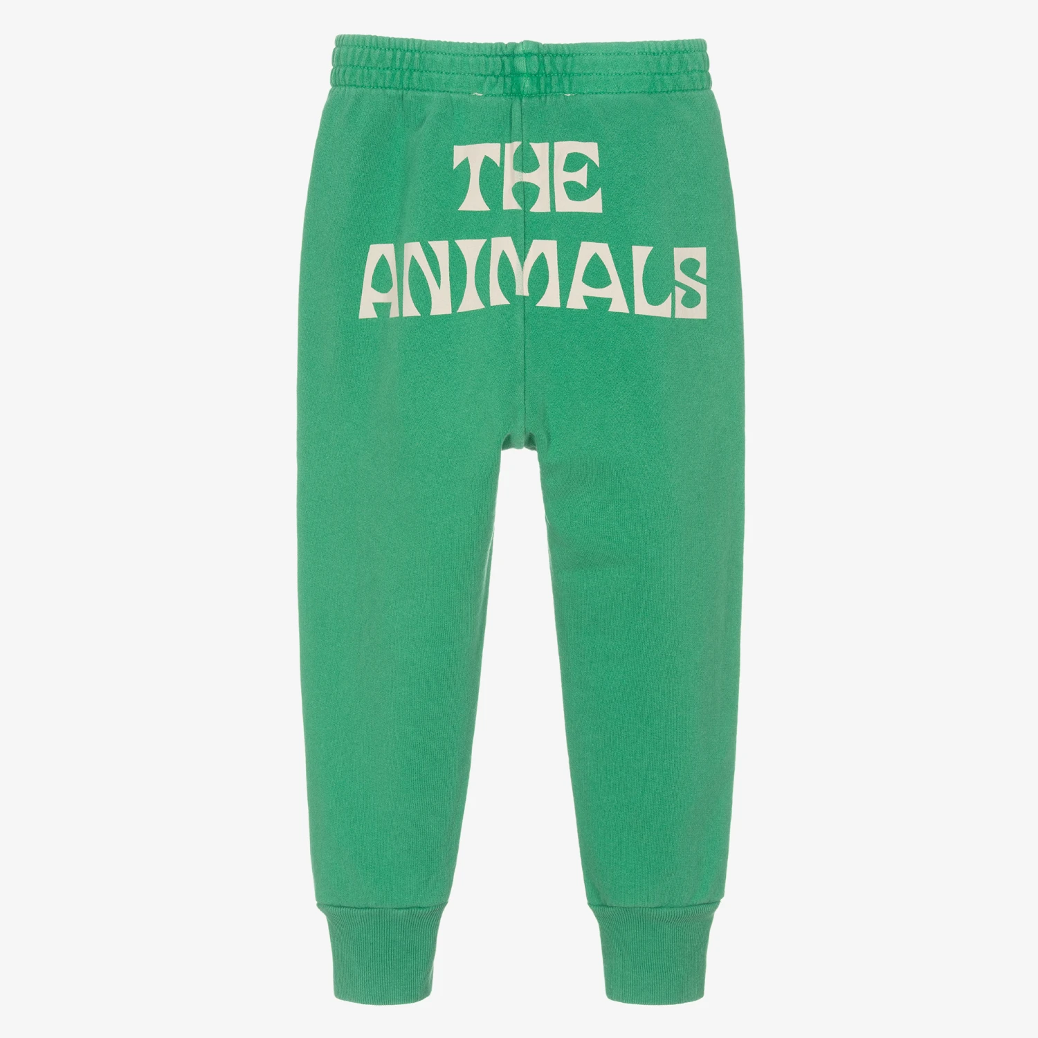 The Animals Observatory Green Cotton Logo Joggers 3 The Animals Observatory Green Cotton Logo Joggers - Image 3