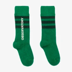The Animals Observatory Green Cotton Socks