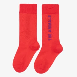 The Animals Observatory Red Cotton Logo Socks -The Little Outfit Sales Store the animals observatory red cotton logo socks 498077 9988ccb7fdd6cdae2369ea982b6b684543c9aa60
