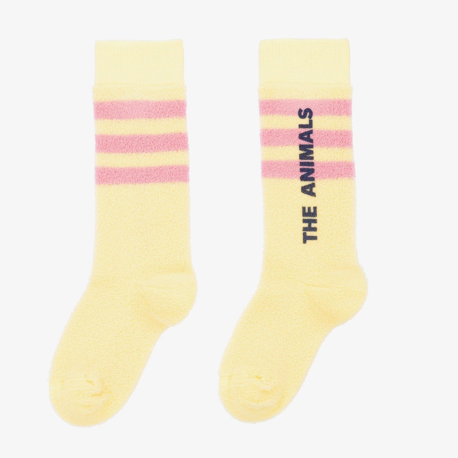 The Animals Observatory Yellow & Pink Cotton Socks 3 The Animals Observatory Yellow & Pink Cotton Socks - Image 3