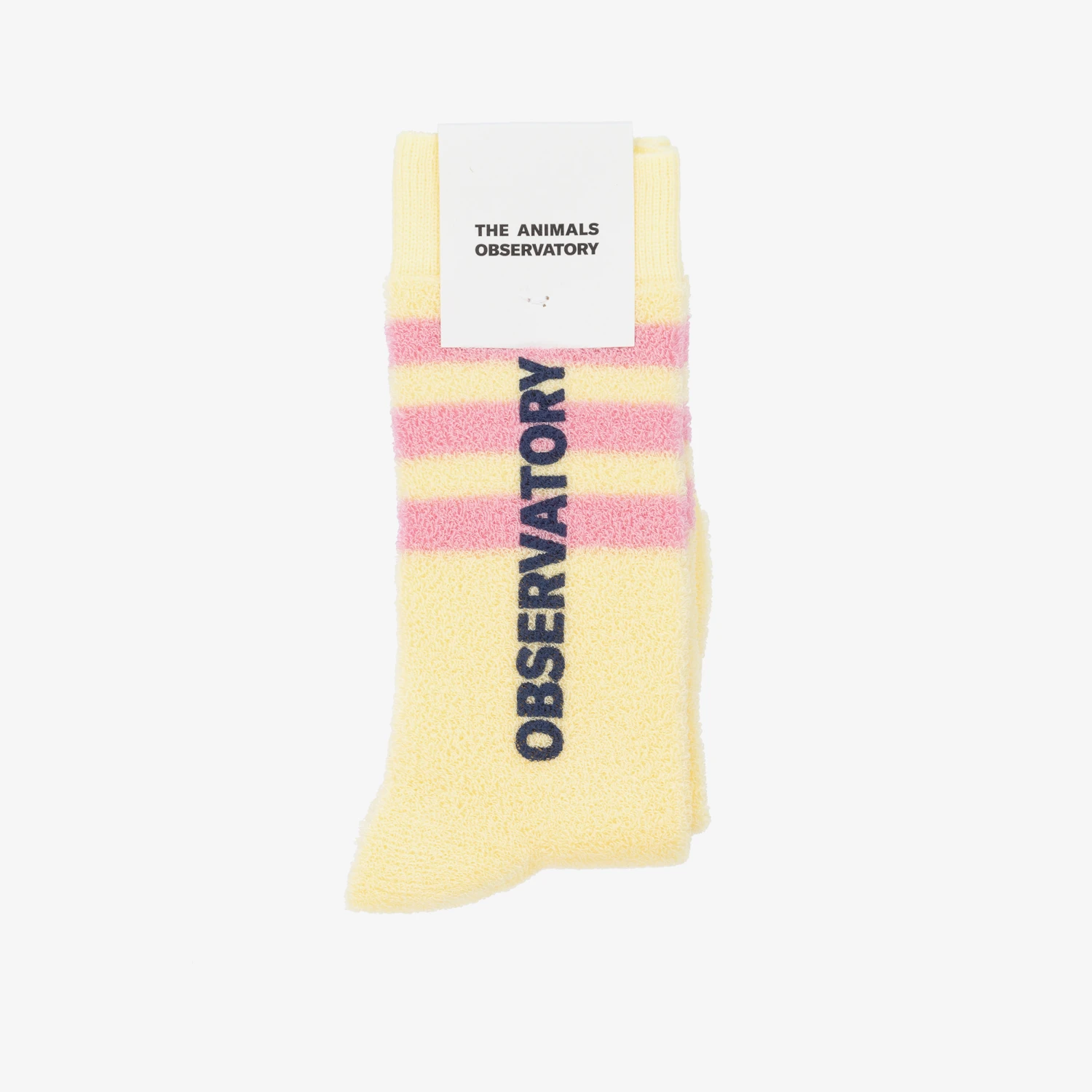 The Animals Observatory Yellow & Pink Cotton Socks 2 The Animals Observatory Yellow & Pink Cotton Socks - Image 2