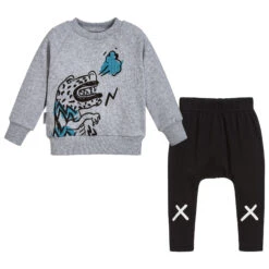 The Little Outfit Sales Store -The Little Outfit Sales Store tiny tribe grey cotton baby outfit 204790 6266f2d21af2573dd0dce63e8163b8917faefab0