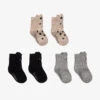 Turtledove London Animal Cotton Socks (3 Pack)
