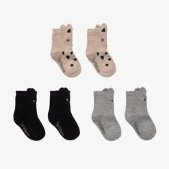 Turtledove London Animal Cotton Socks (3 Pack)