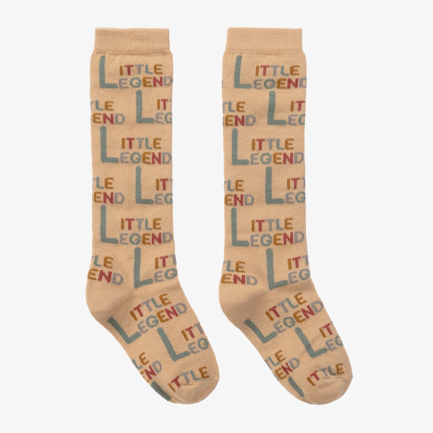 Turtledove London Beige Cotton Knitted Socks 1 Turtledove London Beige Cotton Knitted Socks