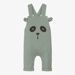 Turtledove London Green Organic Cotton Dungarees