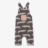 Turtledove London Grey Organic Cotton Dungarees