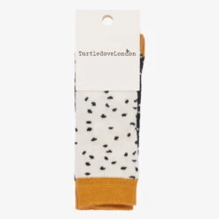 Turtledove London Ivory & Black Cotton Socks 6 Turtledove London Ivory & Black Cotton Socks -The Little Outfit Sales Store turtledove london ivory black cotton socks 505141 588422ab7257f2c75db7fffc37f1bc252b0686ef