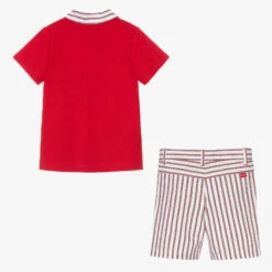 Tutto Piccolo Boys Red Cotton Shorts Set -The Little Outfit Sales Store tutto piccolo boys red cotton shorts set 431912 2d8ec4bc95497d529dd4049e4122b4d1a0b245fa