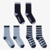U.S. Polo Assn. Boys Blue Socks (3 Pack)