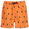 U.S. Polo Assn. Boys Orange Swim Shorts