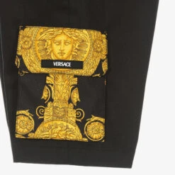 Versace Boys Black & Gold Cotton Barocco Shorts -The Little Outfit Sales Store versace boys black gold cotton barocco shorts 513426 674bbfa4c6c53b425e789a71e07de72763b75d39