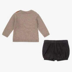Wedoble Beige & Grey Baby Shorts Set -The Little Outfit Sales Store wedoble beige grey baby shorts set 464145 fe19802322e7525fb6b5f6f3d64f50b50332772e