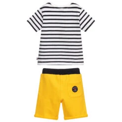 Week-end à La Mer Navy Blue & Yellow Shorts Set -The Little Outfit Sales Store week end a la mer navy blue yellow shorts set 365305 32e2c7eed2feb590fcd23f424f7f97702a1ad772