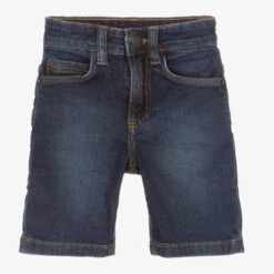 Zadig & Voltaire Zadig&Voltaire Boys Blue Cotton Denim Shorts