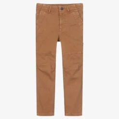 Zadig & Voltaire Zadig&Voltaire Boys Brown Cotton Chinos
